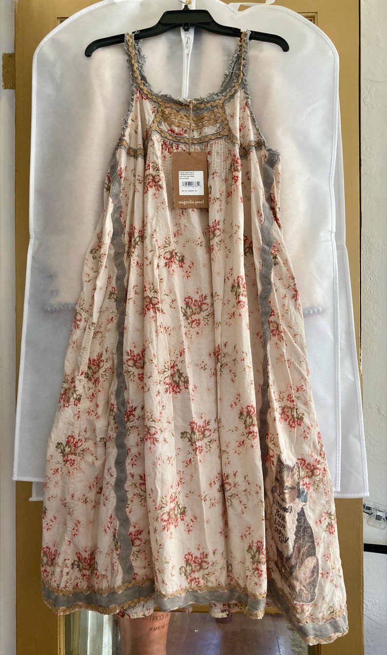 Magnolia Pearl Clementine Slip Dress in Postcards Print Cat Etsy