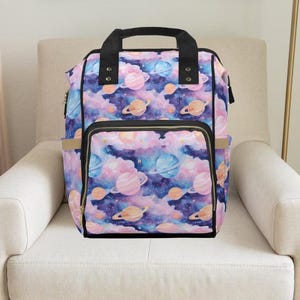 Galaxy, Unisex diaper bag,Diaper bag ,Boy diaper bag, Girl Diaper bag,baby shower,Baby shower gift,backpack expecting mom gift, new mom gift