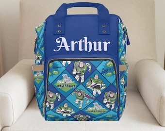 buzz diaper bag, Buzz Lightyear,Toy story,Toy story nursery,Disney, Disney backpack, Boy diaper bag,Custom diaper bag,new baby gift for mum
