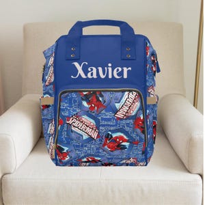 Spiderman, Marvel, thème Marvel, Disney, sacs à dos Disney, sac à langer personnalisé, sac à langer garçon, sac à dos pour tout-petit, maman disney, cadeaux pour maman