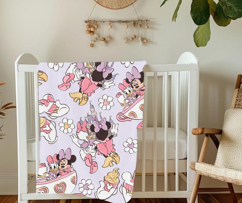 Minnie mouse,Daisy Duck,Disney gifts,Disney Backpack,Minnie mouse birthday,Minnie mouse baby shower ,baby blanket girl backpack Backpack & Blanket