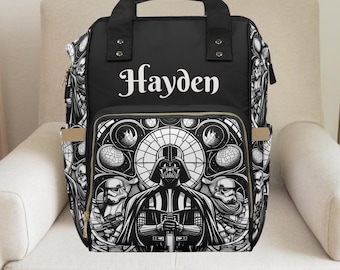 Starwars,Starwars Backpack,Darth Vader Backpack,Boy Diaper bag,Custom diaper bag,Boy Backpack, Star wars  baby shower ,Expecting mom gifts