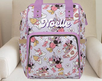 Minnie mouse,Daisy Duck,Disney gifts,Disney Backpack,Minnie mouse birthday,Minnie mouse baby shower ,baby blanket girl backpack