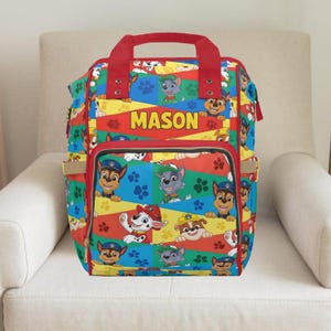 Paw patrol,Paw patrol backpack,Custom paw patrol,disney,boy diaper bag,custom diaper bag,disney backpack,personalized baby gift