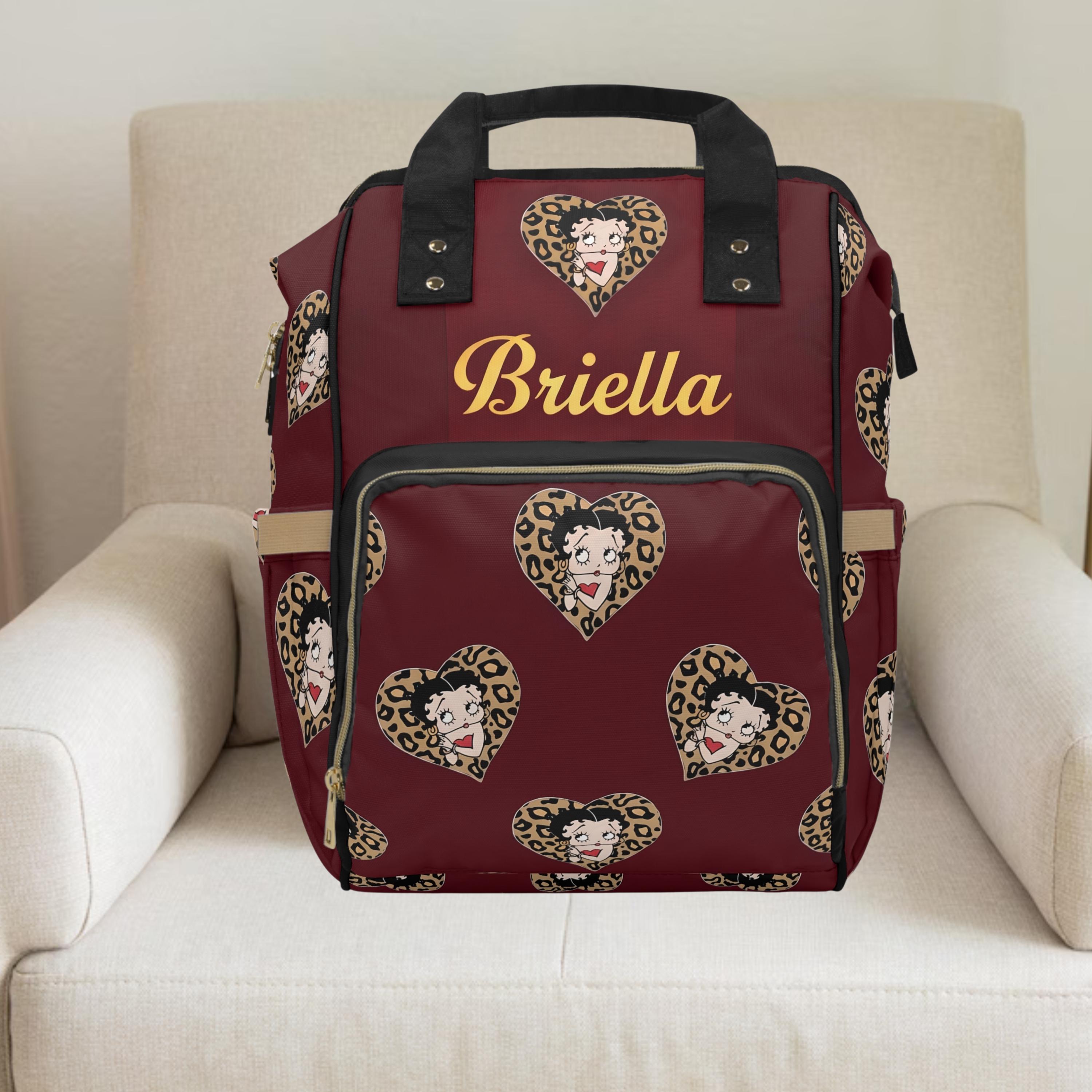 Betty Boop ,betty Boop Backpack, Cheetah Print Backpack 