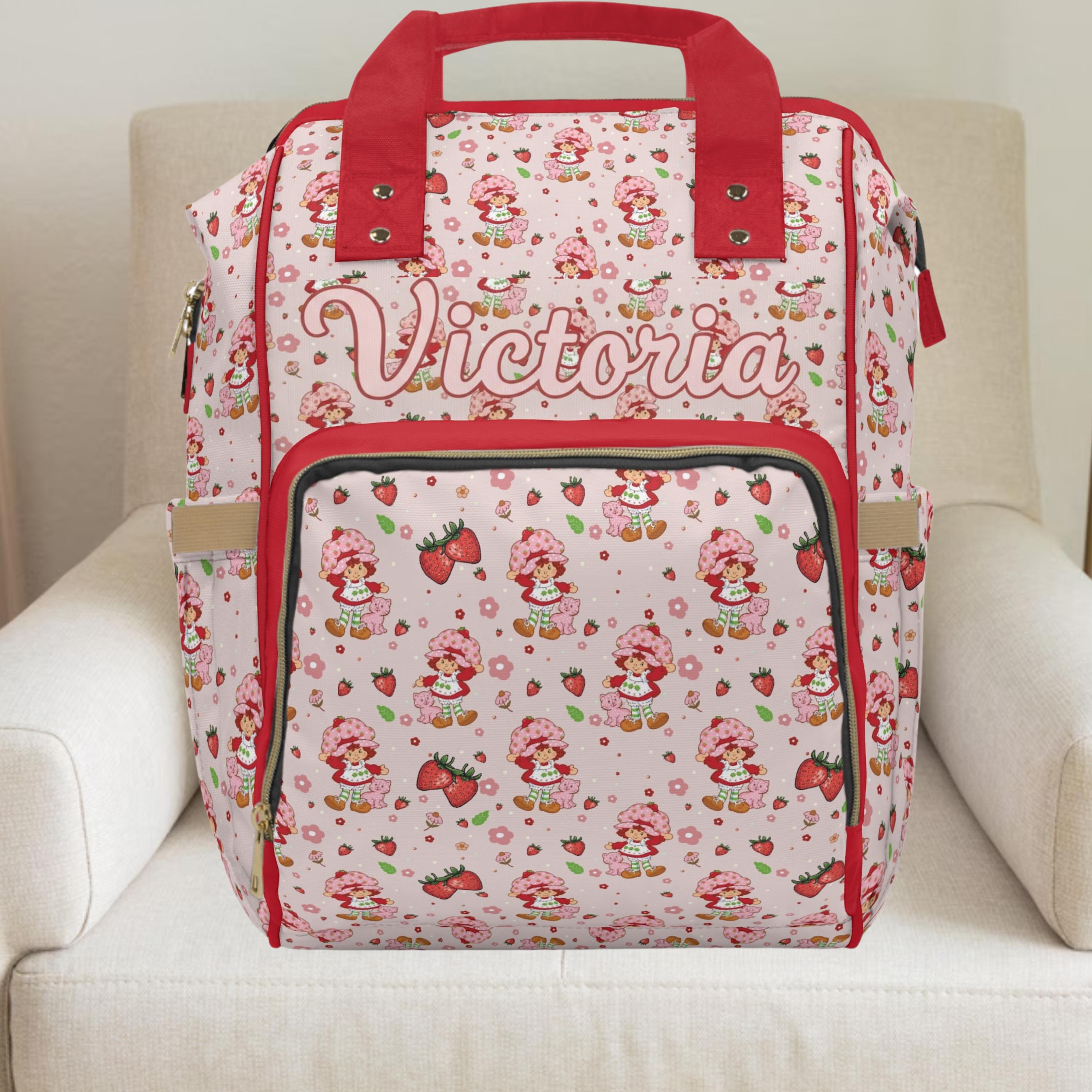 Strawberry Shortcake,strawberry Shortcake Backpack,girl Diaper Bag,custom  Diaper Bag,berry First Birthday,expecting Mom Gift, Baby Blanket - Etsy