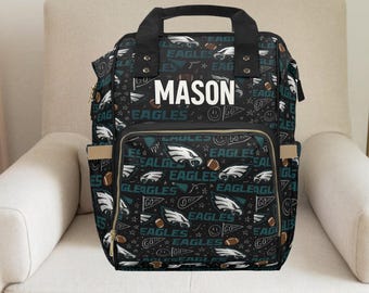 Philadelphia eagles,Philly eagles,Philadelphia eagles Backpack,Football theme,Boy diaper bags,custom diaper bag,Football baby shower