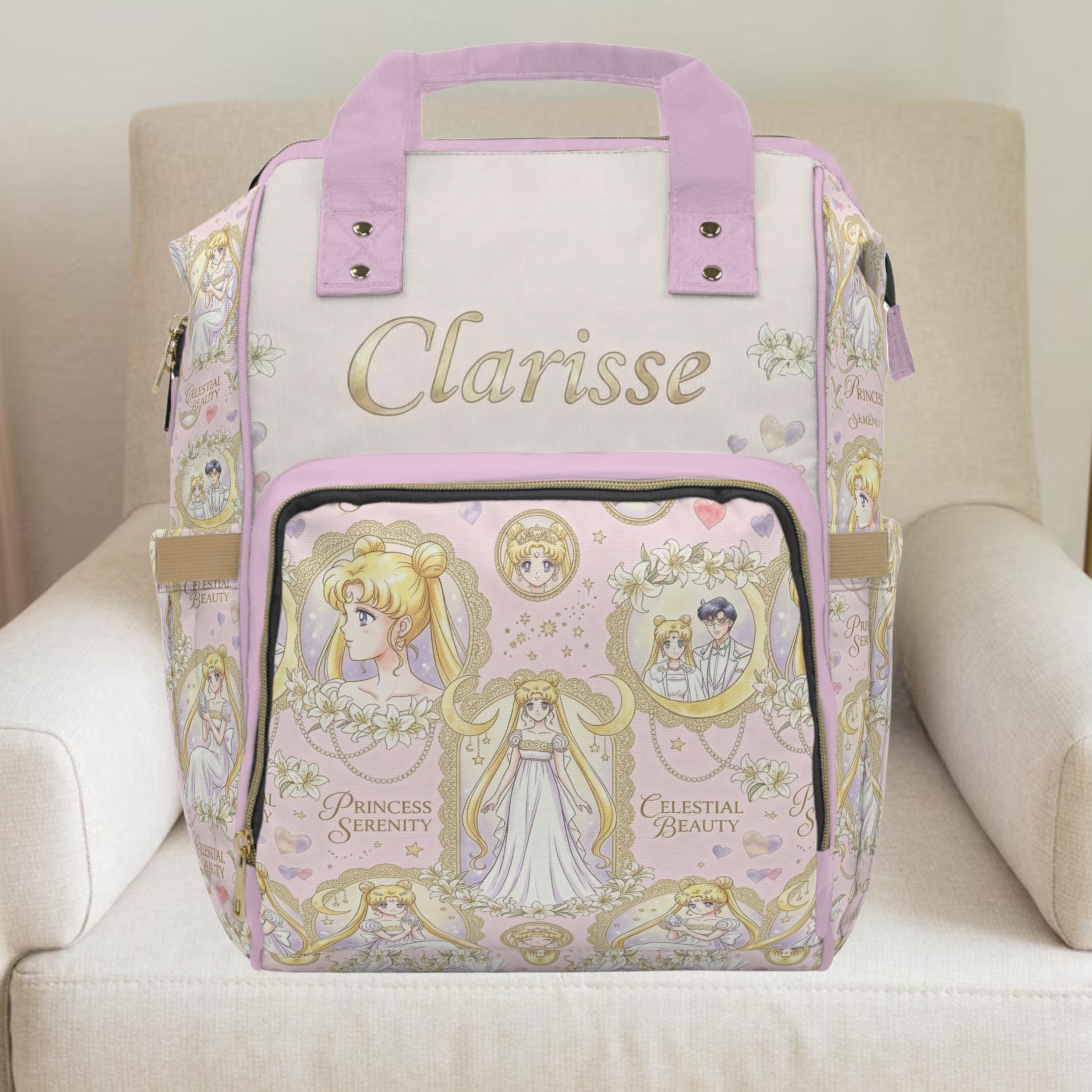 Sailor Moon Lavender Mini Backpack with Bag Charm Hot Topic: Sailor Moon R Mini Backpack with Crystal Star  main image 3