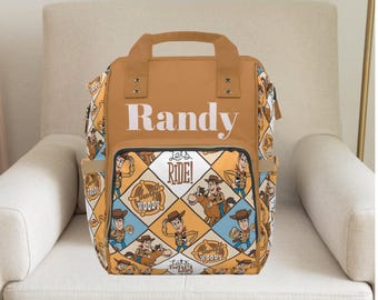 トイストーリー、トイストーリーおむつバッグ、おむつバッグ、男の子用おむつカスタムおむつバッグ、ディズニーバックパック、幼児用バックパック、ディズニーママ、男の子用ベビーシャワー、