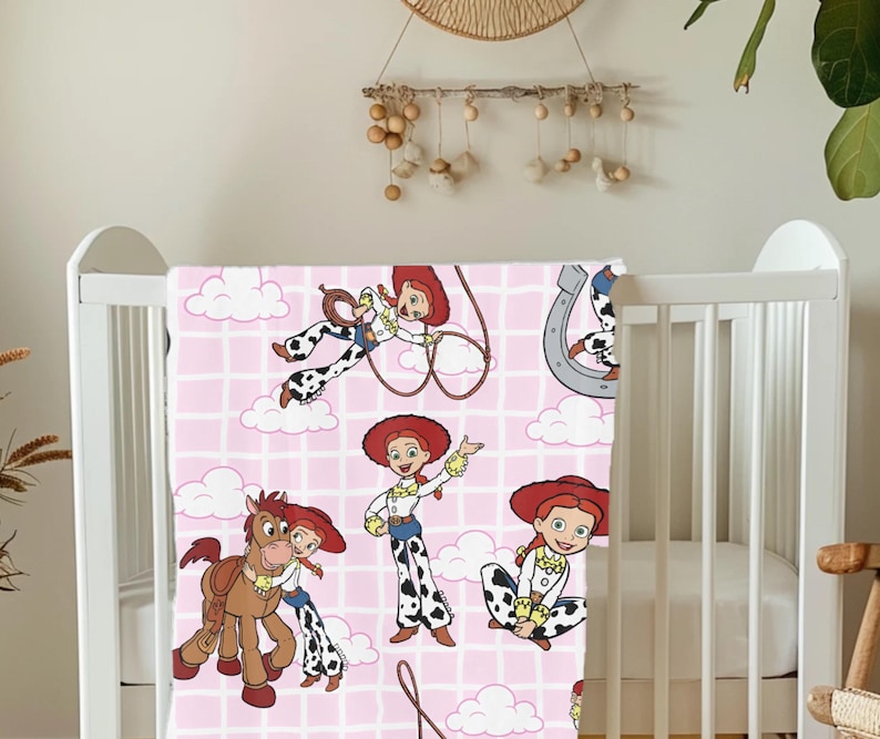 Jessie,Toy Story,Toy Story Geburtstag,Baby-Mädchen-Wickeltasche,Mädchen Rucksack,Cowgirl,Cowgirl-Babyparty,Western Theme, Disney Geschenke Backpack & Blanket