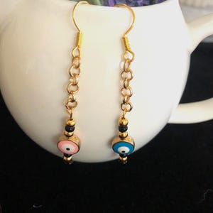 EVIL EYE Dangle EARRINGS