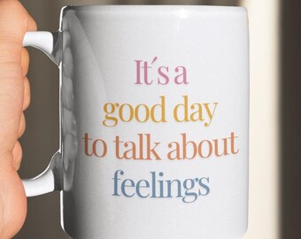 Mental Health Mug: Therapist Gift, Motivational Coffee Cup
