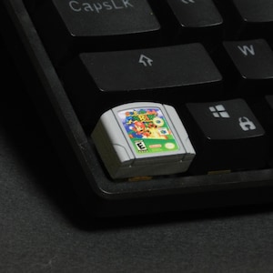 Mario 64 Artisan Keycaps for Mechanical Keyboards