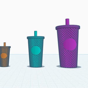 Studded Tumbler Keychain STL file and Gcode file for FDM 3D Printers