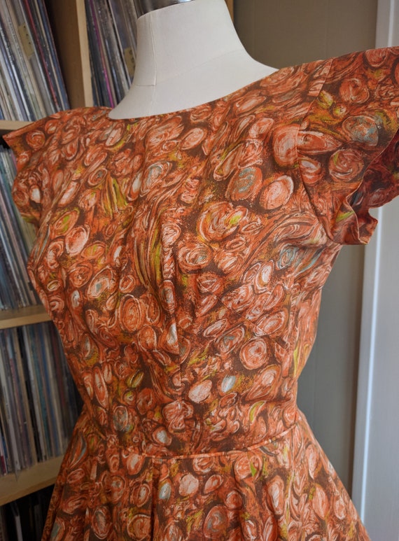 Beautiful 1950's Swing Dress