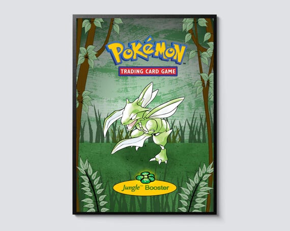 Pokemon Jungle Booster Poster A1 - Vintage Booster Pack Artwork - Ken  Sugimori Style - Etsy UK