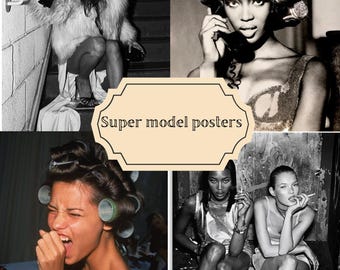 Super Model Posters Set (5 posters)