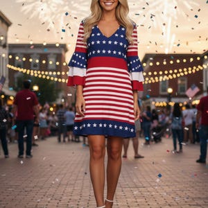 American Flag Dress Plus Size - Etsy