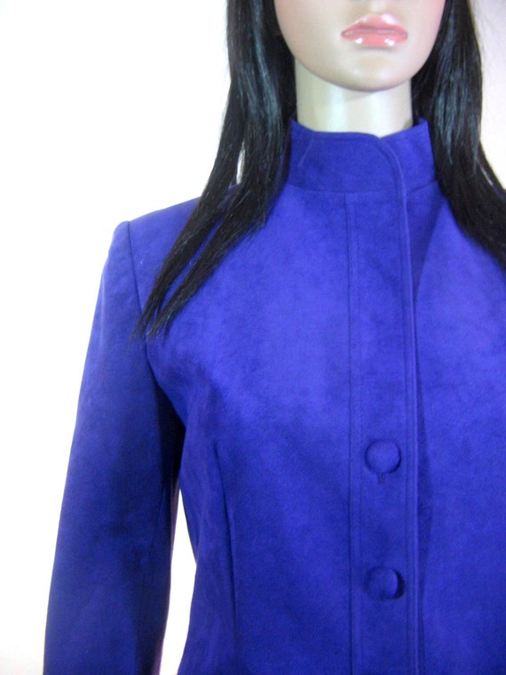 1970's PURPLE Ultra Suede SUIT by Roth Le Cover s… - image 3