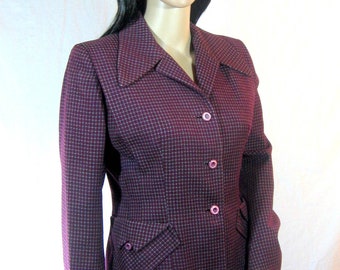 1940's WOOL SUIT Jacket and Skirt Size Medium