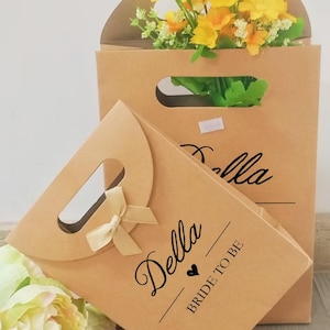 Sacchetto regalo per bomboniere di nozze, sacchetto personalizzato per articoli artigianali, sacchetto regalo leggero in carta kraft, sacchetto regalo per futura sposa, bellissimi sacchetti regalo