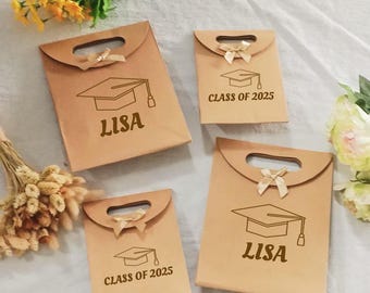 Presentpåse för trencherkeps, presentpaket för universitet, presentpåsar för fluga, presentpåse för speciella tillfällen, personlig present till studenter, klass 2025