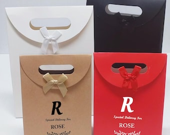 Christmas Gift Bags, Personalized Name Gift Bags, Special Gift Bags For Christmas Party, Favor Bags,  Birthday Gift Bag, Wedding Gift Bags