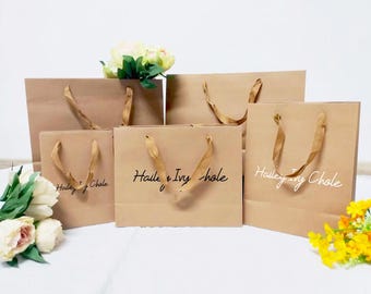 Personalized Bridesmaid Gift Bag, Bridesmaid Gift Bag With Name, Bachelorette Party Gift, Party Favor Bag, Birthday, Wedding, Thank You Bag