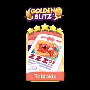 Monopoly_Go! Golden Blitz Tabloids  5 star stickers