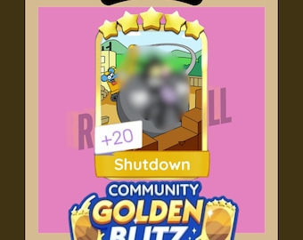 Monopoly_Go Golden Blitz - Arrêt - Set 17 - Livraison rapide