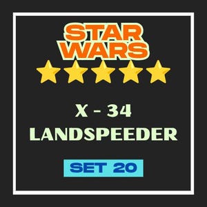 X-34 Landspeeder - Monopoly_Go_5 Star '' set 20 '' Available For Sticker - STAR WAR - Fast Deliver - Fast Work