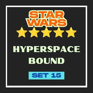 Hyperspace Bound - Monopoly_Go_5 Star '' set 15 '' Disponible para pegatina - STAR WAR - Entrega rápida - Trabajo rápido
