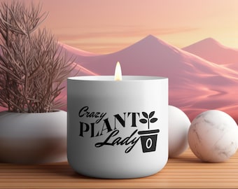 Crazy Plant lady svg  laser or vinyl files, commercial use allowed