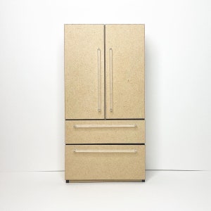 1:12 Scale Fridge with Two Drawers