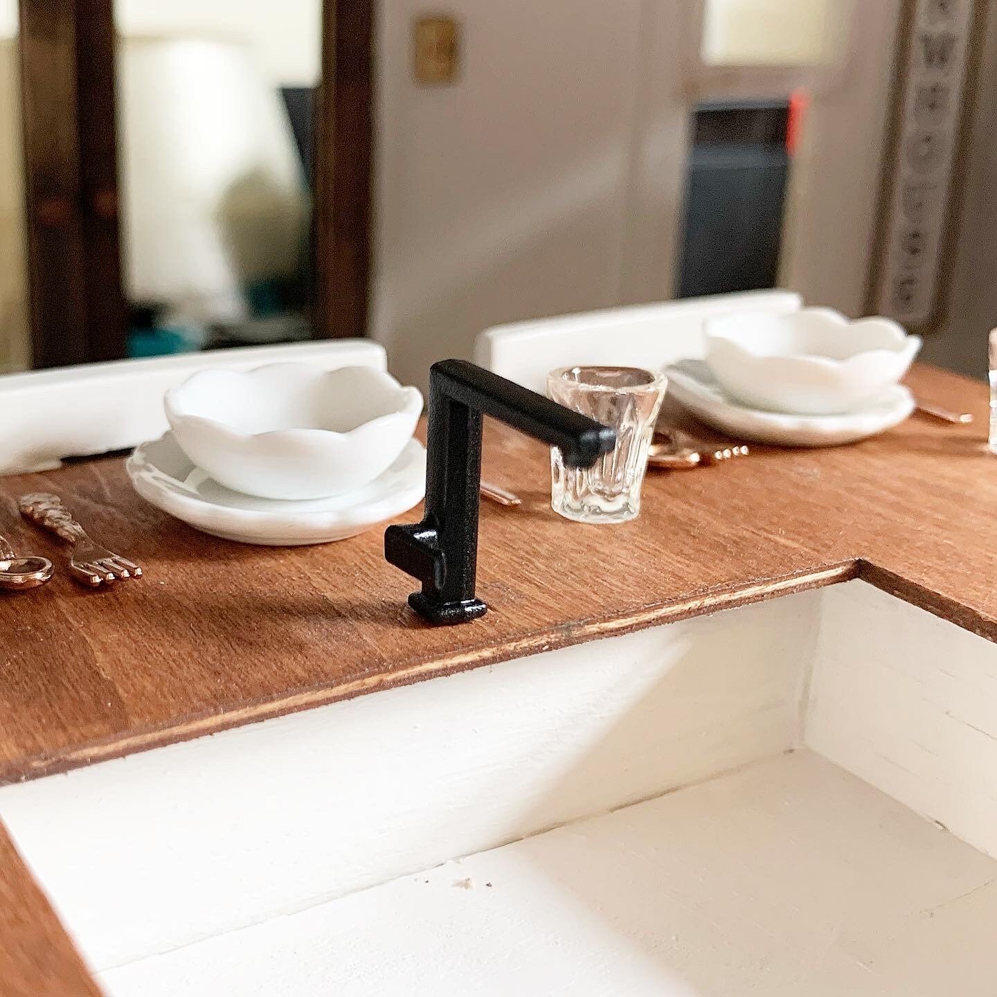 Miniature Dollhouse Squared Faucet 112 Scale Etsy