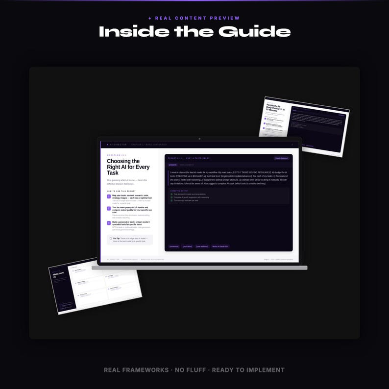 Make.com AI Automation | Digital Guide + Canva Template | Instant Download image 4