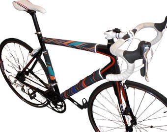 Envolturas reflectantes para cuadros de bicicleta: accesorio reversible de seguridad para ciclismo