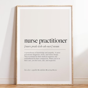 Nurse Ppracticioner Definition Print: Psychiatrie Wandkunst