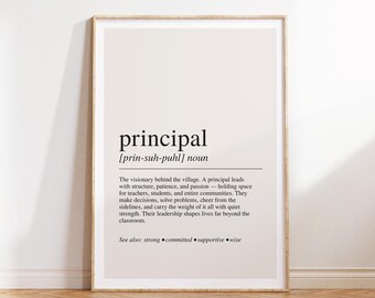 Impression définition principale : cadeau pour chef d'établissement, oeuvre d'art murale pour bureau