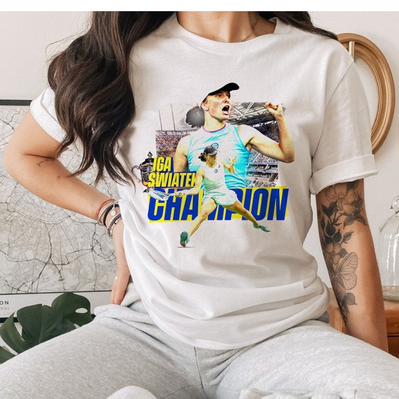 Iga Swiatek Champions Shirt iga Swiatek Shirt I.swiatek - Etsy