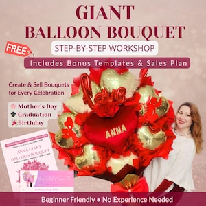 Tutoriel sur le bouquet de ballons géants | Cours pour débutants | Bricolage | Bouquet de remise des diplômes et de la fête des Mères