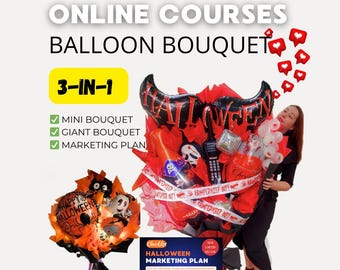 Trendy Giant Balloon Bouquet Online Class | Online Video Tutorials