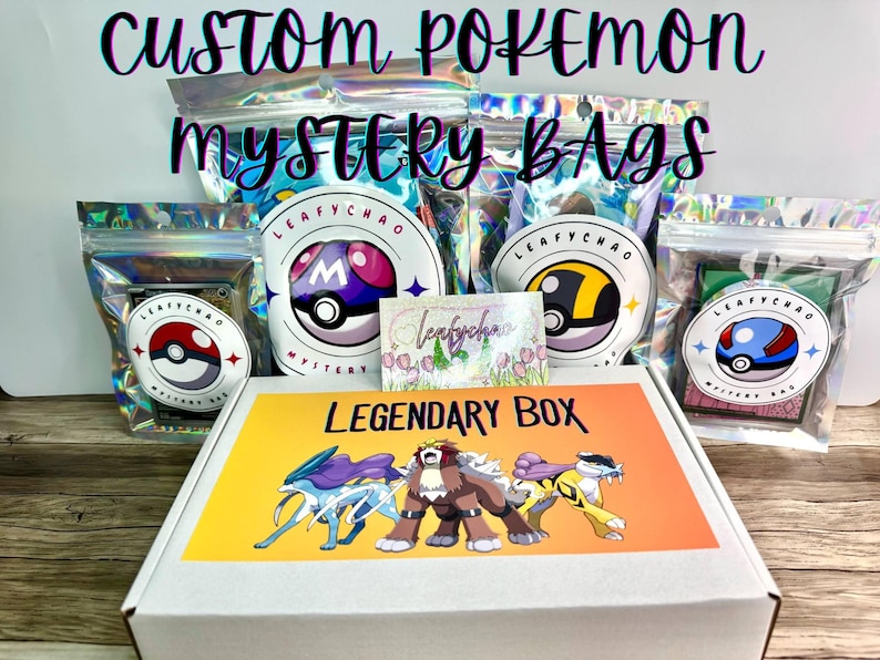 Custom Pokemon Card Mystery Grab Bag, Holo & Rare, Pokémon Cards imagem 1