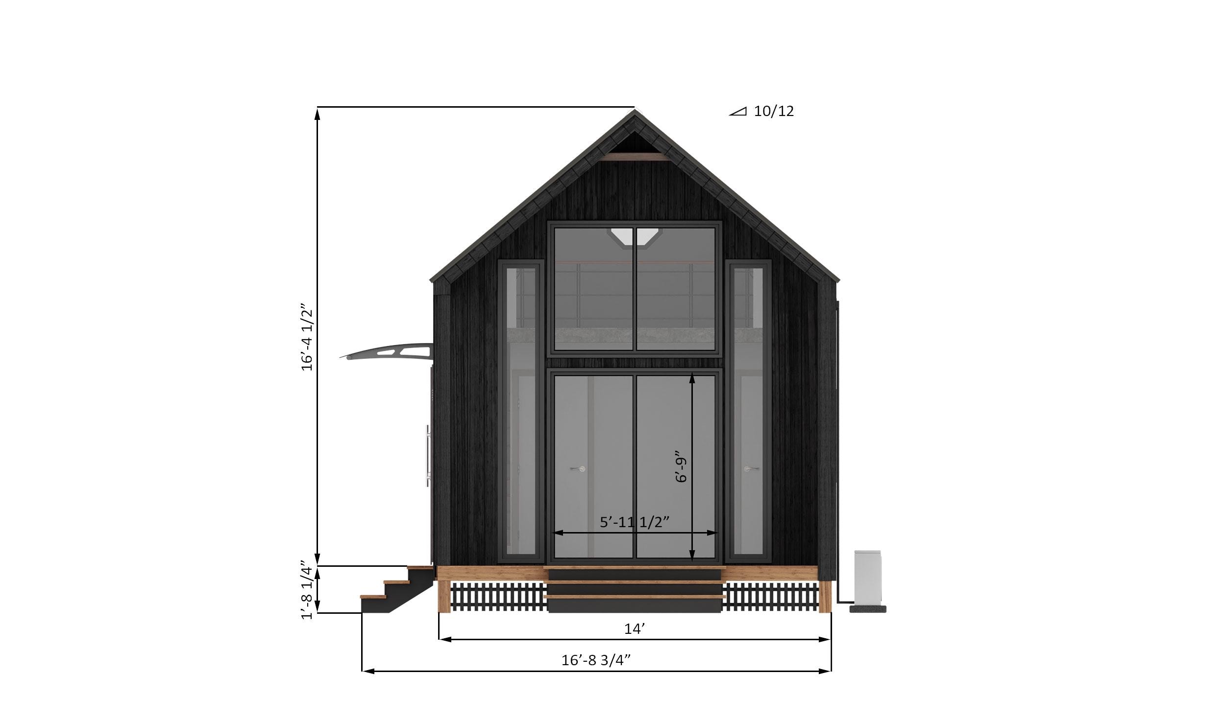 14x20 Tiny House Plans With Loft - Etsy