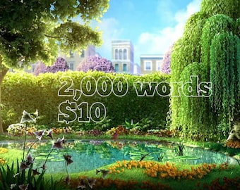 2,000 words Short Commissions