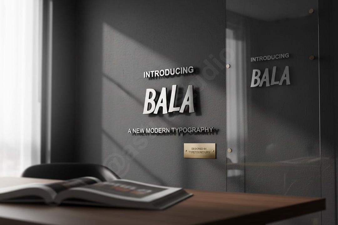 Bala Handwritten Font | Playful Kids Display Font | Fun Brush Script ...