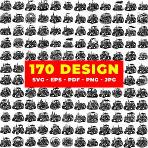 Tractor Tribal Engraving SVG Bundle: Laser Cut, CNC, Cricut (Digital Download)