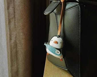 Portachiavi a forma di animale marino – Accessori per borse e auto in ecopelle, un regalo carino per lei