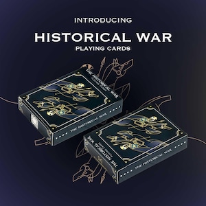 The Historical War Playing Cards, Poker Cards, Unique Playing Cards, Deck Of Cards, Poker Gift