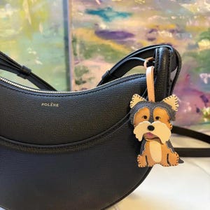 Schnauzer Bag Charm, Yorkie Keychain Charm, Unquie Bag Charm Collection